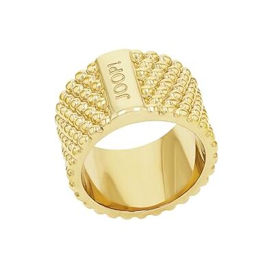 Joop! Anelli da donna in acciaio inossidabile, oro, forniti in confezione regalo per gioielli Joop! Anelli da donna in acciaio inossidabile, oro, forniti in confezione regalo per gioielli