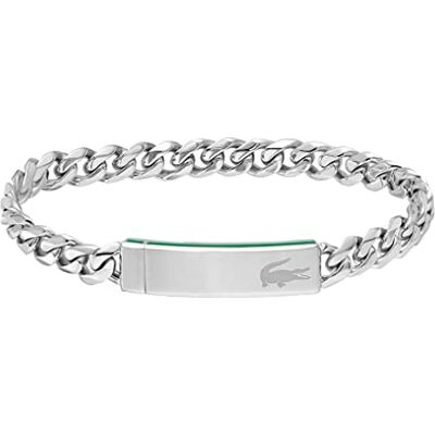 Lacoste Braccialetto a catena da uomo Collezione BASELINE disponibile in Silver Taglia unica Lacoste Braccialetto a catena da uomo Collezione BASELINE disponibile in Silver Taglia unica