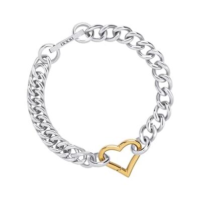 iXXXi Connect Bracciale composito Bobbie Argento 19cm, 19cm, Acciaio inossidabile, Nessuna pietra preziosa iXXXi Connect Bracciale composito Bobbie Argento 19cm, 19cm, Acciaio inossidabile, Nessuna pietra preziosa