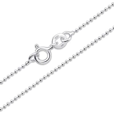 Amberta Catenina Argento 925 per Donna Uomo Collanina Sottilissima Semplice & Elegante Girocollo Maglia Fine Veneziana Quadrata Piccola 40/45/50/55/60 cm Amberta Catenina Argento 925 per Donna Uomo Collanina Sottilissima Semplice & Elegante Girocollo Maglia Fine Veneziana Quadrata Piccola 40/45/50/55/60 cm