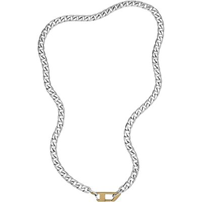 Diesel Collana Da Uomo In Acciaio, L600Xl7,5Xh3,2mm Collana In Acciaio Inossidabile, Diesel Collana Da Uomo In Acciaio, L600Xl7,5Xh3,2mm Collana In Acciaio Inossidabile,