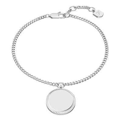 Fossil Ellis Donna Bracciale in acciaio inox color argento, Fossil Ellis Donna Bracciale in acciaio inox color argento,