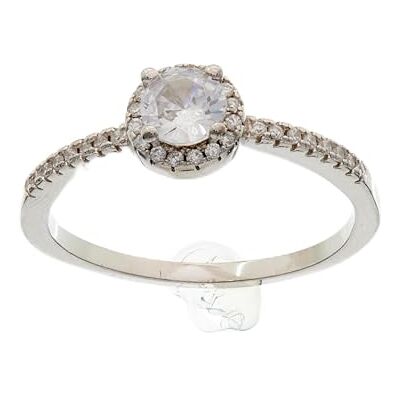 Beneto Anello Silver Ring with Crystals AGG194 Circuito: 60 mm Marca, Estándar, Metallo Non prezioso, Nessuna Pietra preziosa Beneto Anello Silver Ring with Crystals AGG194 Circuito: 60 mm Marca, Estándar, Metallo Non prezioso, Nessuna Pietra preziosa