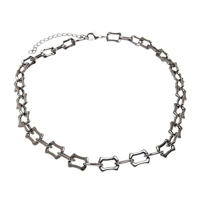Urban Classics Chunky Chain Necklace, Collana, Unisex Adulto, Argento (Antiquesilver), Taglia unica Urban Classics Chunky Chain Necklace, Collana, Unisex Adulto, Argento (Antiquesilver), Taglia unica