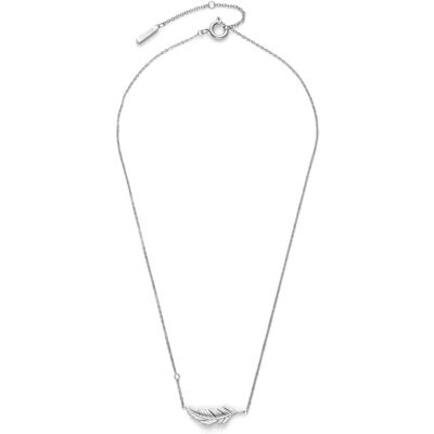 Burton Collana da Donna Collezione FEATHERS in Acciaio Inossidabile Con Un Charm A Forma Di Piuma Burton Collana da Donna Collezione FEATHERS in Acciaio Inossidabile Con Un Charm A Forma Di Piuma