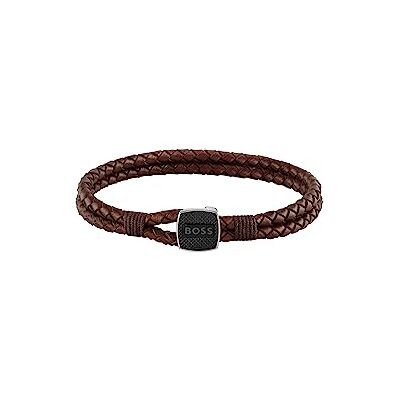 Boss Jewelry Braccialetto da uomo Collezione SEAL disponibile in Brown M Boss Jewelry Braccialetto da uomo Collezione SEAL disponibile in Brown M