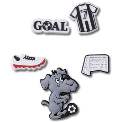 Crocs Jibbitz Shoe Charm 5-pack Personalize With Jibbitz for Ciondolo per scarpe Unisex, Soccer Goal, Crocs Jibbitz Shoe Charm 5-pack Personalize With Jibbitz for Ciondolo per scarpe Unisex, Soccer Goal,