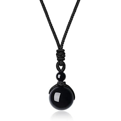 COAI Collana da Uomo e da Donna con Pendente Sfera in Pietre Dure Semi Preziose, Collana Regolabile Unisex Bilanciamento Reiki con Ciondolo in Pietra Naturale COAI Collana da Uomo e da Donna con Pendente Sfera in Pietre Dure Semi Preziose, Collana Regolabile Unisex Bilanciamento Reiki con Ciondolo in Pietra Naturale