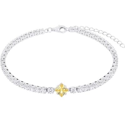 amor Bracciale in Argento Sterling 925 per Donna, con Zirconia Sintetica, 17+4 cm, Oro, Viene Confezionato in Scatola Regalo, amor Bracciale in Argento Sterling 925 per Donna, con Zirconia Sintetica, 17+4 cm, Oro, Viene Confezionato in Scatola Regalo,