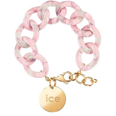 ICE Jewellery Chain Bracelet Pearl nude Bracciale in maglia XL da donna con medaglia d'oro () ICE Jewellery Chain Bracelet Pearl nude Bracciale in maglia XL da donna con medaglia d'oro ()