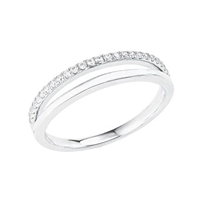 s.Oliver Anello da Donna in Argento 925, con zirconi sintetici, Argento, fornito in confezione regalo s.Oliver Anello da Donna in Argento 925, con zirconi sintetici, Argento, fornito in confezione regalo