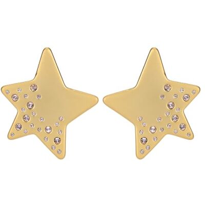THUN Orecchini pin stella e cristalli 3x3cm • Parti metalliche: ottone o zama galvanizzato con oro o palladio, titanio. • Altri materiali: vetro, resina, pietre, ABS, poliestere 100% THUN Orecchini pin stella e cristalli 3x3cm • Parti metalliche: ottone o zama galvanizzato con oro o palladio, titanio. • Altri materiali: vetro, resina, pietre, ABS, poliestere 100%
