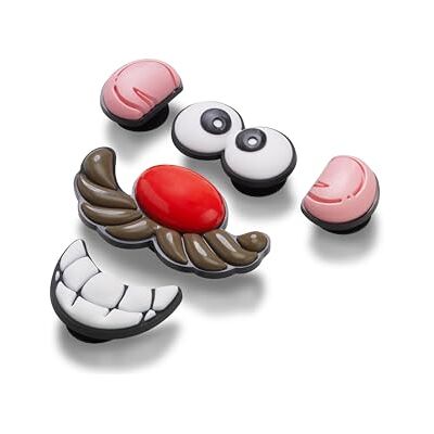 Crocs Confezione da 5 ciondoli per scarpe, unisex, motivo: Mr Potato Head, multicolore, taglia unica, Multicolore, Taglia unica Crocs Confezione da 5 ciondoli per scarpe, unisex, motivo: Mr Potato Head, multicolore, taglia unica, Multicolore, Taglia unica