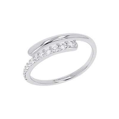 TOM TAILOR Anello da Donna in Argento 925 con Zircone TT-R0011 TOM TAILOR Anello da Donna in Argento 925 con Zircone TT-R0011
