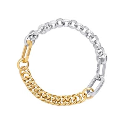 iXXXi Connect Bracciale composito Betty Argento 20cm, 20cm, Acciaio inossidabile, Nessuna pietra preziosa iXXXi Connect Bracciale composito Betty Argento 20cm, 20cm, Acciaio inossidabile, Nessuna pietra preziosa