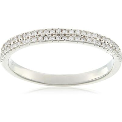 Brilio Silver Anello Sparkling Silver Ring with Clear Zircons RI059W Circuito: 60 mm Marca Brilio Silver Anello Sparkling Silver Ring with Clear Zircons RI059W Circuito: 60 mm Marca