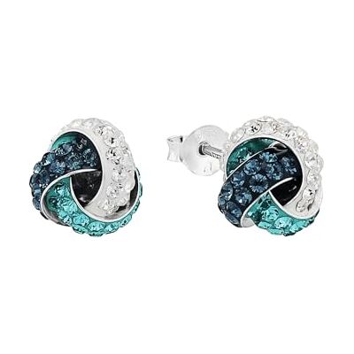 amor Orecchini in Argento 925 da Donna, con cristallo, 1 cm, Argento, in confezione regalo amor Orecchini in Argento 925 da Donna, con cristallo, 1 cm, Argento, in confezione regalo