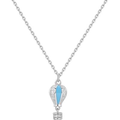 Rosato Collana Donna In Argento Sterling Con Simbolo Mongolfiera Collezione Aria RZAR03 Rosato Collana Donna In Argento Sterling Con Simbolo Mongolfiera Collezione Aria RZAR03