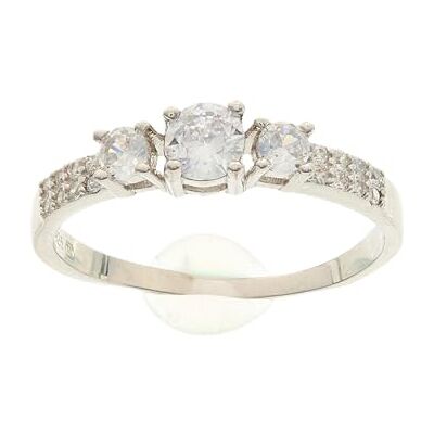 Beneto Anello Silver Ring with Crystals AGG197 Circuito: 58 mm Marca, Estándar, Metallo Non prezioso, Nessuna Pietra preziosa Beneto Anello Silver Ring with Crystals AGG197 Circuito: 58 mm Marca, Estándar, Metallo Non prezioso, Nessuna Pietra preziosa