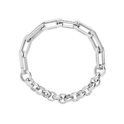 iXXXi Connect Bracciale composito Carly Silver 18.5cm, 18.5cm, Acciaio inossidabile, Nessuna pietra preziosa iXXXi Connect Bracciale composito Carly Silver 18.5cm, 18.5cm, Acciaio inossidabile, Nessuna pietra preziosa