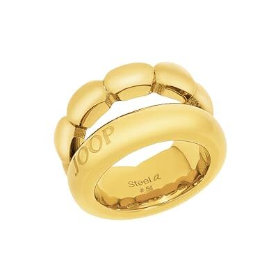 Joop! Anello, anelli da Donna in Acciaio Inossidabile, oro, in confezione regalo, Joop! Anello, anelli da Donna in Acciaio Inossidabile, oro, in confezione regalo,