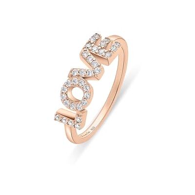 Tamaris donna Ring aus 925 argento in IP oro rosa con zirconisteinen Tamaris donna Ring aus 925 argento in IP oro rosa con zirconisteinen
