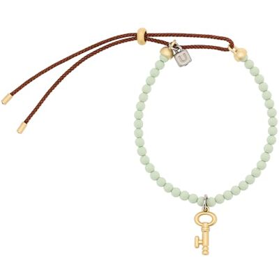THUN Bracciale con perline colorate e pendente chiave THUN Bracciale con perline colorate e pendente chiave