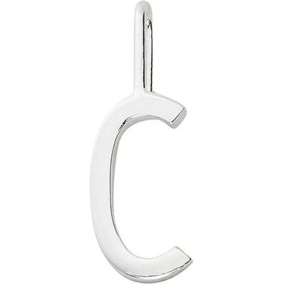 Design Letters Archetipo lettera 10mm, A-Z (argento) C Design Letters Archetipo lettera 10mm, A-Z (argento) C