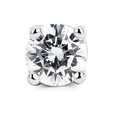 SINGULARU Orecchino Singolo Mini Spark Oro Orecchino in Argento Sterling 925 con Finitura Placcata in Oro 18kt O in Rodio Chiusura Dado a Pressione Orecchino Singolo Gioielli da Donna SINGULARU Orecchino Singolo Mini Spark Oro Orecchino in Argento Sterling 925 con Finitura Placcata in Oro 18kt O in Rodio Chiusura Dado a Pressione Orecchino Singolo Gioielli da Donna