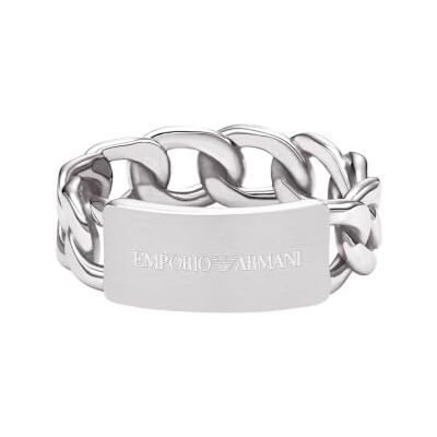 Emporio Armani Uomo Anello Color Argento, Emporio Armani Uomo Anello Color Argento,