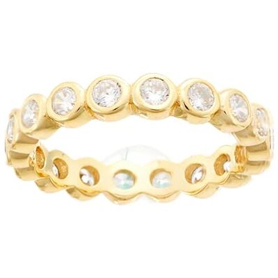 Brilio Silver Anello Charming Gold-Plated Ring with Zircons RI050Y Circuit: 54 mm Marca, Estándar, Metallo Non prezioso, Nessuna Pietra preziosa Brilio Silver Anello Charming Gold-Plated Ring with Zircons RI050Y Circuit: 54 mm Marca, Estándar, Metallo Non prezioso, Nessuna Pietra preziosa