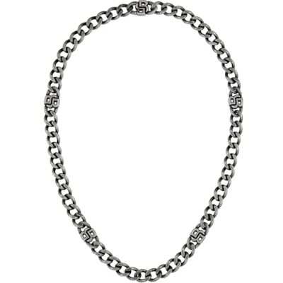Hugo Boss BOSS Jewelry Collana a Catena da Uomo Collezione DOUBLE B ABSOLUTE in Acciaio Inox con Charms Doppi B Hugo Boss BOSS Jewelry Collana a Catena da Uomo Collezione DOUBLE B ABSOLUTE in Acciaio Inox con Charms Doppi B