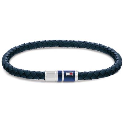 Tommy Hilfiger Jewelry Bracciale in Pelle Intrecciata da Uomo Disponibile in Colore Nero, Blu o Marrone Tommy Hilfiger Jewelry Bracciale in Pelle Intrecciata da Uomo Disponibile in Colore Nero, Blu o Marrone