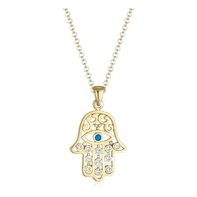 Elli Collana con Ciondolo da Donna in Argento 925 con Cristallo Rotonda Elli Collana con Ciondolo da Donna in Argento 925 con Cristallo Rotonda