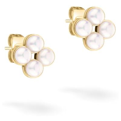 Tamaris Orecchini IP Gold, 08, Acciaio inossidabile, Perla di vetro Tamaris Orecchini IP Gold, 08, Acciaio inossidabile, Perla di vetro