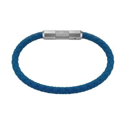 Fossil Bracciale da uomo in pelle o acciaio inossidabile con chiusura regolabile Fossil Bracciale da uomo in pelle o acciaio inossidabile con chiusura regolabile