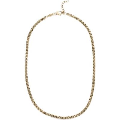 Fossil Collana da uomo, Collana a catena in acciaio inossidabile, tutta impilata, Oro (Gold) Fossil Collana da uomo, Collana a catena in acciaio inossidabile, tutta impilata, Oro (Gold)