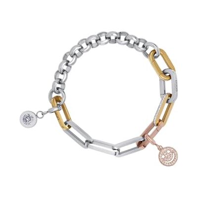 iXXXi Connect Bracciale composito Mariette Argento 18cm, 18cm, Acciaio inossidabile, Nessuna pietra preziosa iXXXi Connect Bracciale composito Mariette Argento 18cm, 18cm, Acciaio inossidabile, Nessuna pietra preziosa