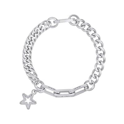 iXXXi Connect Bracciale composito Argento, 19.5cm, Acciaio inossidabile, Nessuna pietra preziosa iXXXi Connect Bracciale composito Argento, 19.5cm, Acciaio inossidabile, Nessuna pietra preziosa
