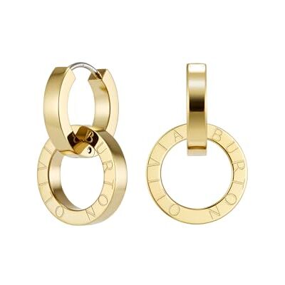 Burton Cerchio da Donna Collezione HONEYCOMB TOGGLE in Oro Giallo Burton Cerchio da Donna Collezione HONEYCOMB TOGGLE in Oro Giallo