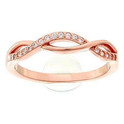 Beneto Anello Pink Gold Plated Silver Ring with AGG191 Crystals Circuit: 56 mm Marca, Estándar, Metallo Non prezioso, Nessuna Pietra preziosa Beneto Anello Pink Gold Plated Silver Ring with AGG191 Crystals Circuit: 56 mm Marca, Estándar, Metallo Non prezioso, Nessuna Pietra preziosa