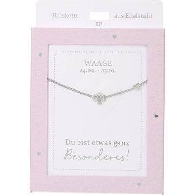 Depesche Collana da donna con ciondolo a forma di cuore, argento o oro, regolabile in 42-47 cm, in diverse varianti con simboli, lettere o segno zodiacale, Filigran, Acciaio inossidabile, Nessuna Depesche Collana da donna con ciondolo a forma di cuore, argento o oro, regolabile in 42-47 cm, in diverse varianti con simboli, lettere o segno zodiacale, Filigran, Acciaio inossidabile, Nessuna