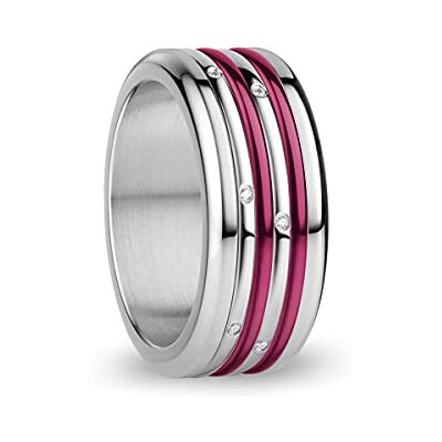 BERING Arctic Symphony Collection Anello da donna in acciaio inox, finitura lucida, color argento BERING Arctic Symphony Collection Anello da donna in acciaio inox, finitura lucida, color argento