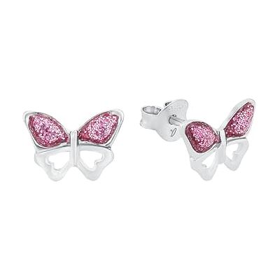 amor Orecchini a perno in Argento 925 per bambine, 0,7 cm, Argento, farfalla, in confezione regalo, amor Orecchini a perno in Argento 925 per bambine, 0,7 cm, Argento, farfalla, in confezione regalo,