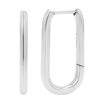 TOM TAILOR Orecchini da Donna in Acciaio inox Argentato Creoli TT-E0014 TOM TAILOR Orecchini da Donna in Acciaio inox Argentato Creoli TT-E0014
