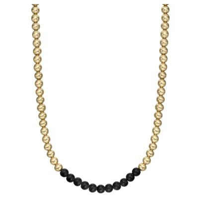 Armani Collana da uomo in acciaio inossidabile con chiusura a moschettone Armani Collana da uomo in acciaio inossidabile con chiusura a moschettone