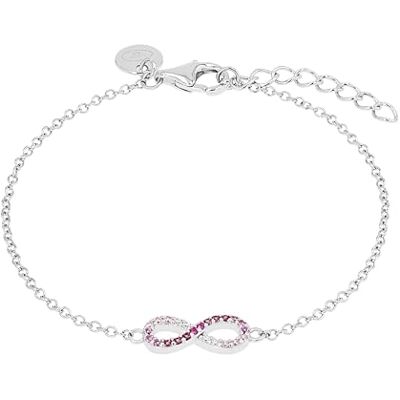 TOM TAILOR Bracciale da Ragazza in Argento 925 con Zircone Ciondolo ad Infinito TT-B0015 TOM TAILOR Bracciale da Ragazza in Argento 925 con Zircone Ciondolo ad Infinito TT-B0015