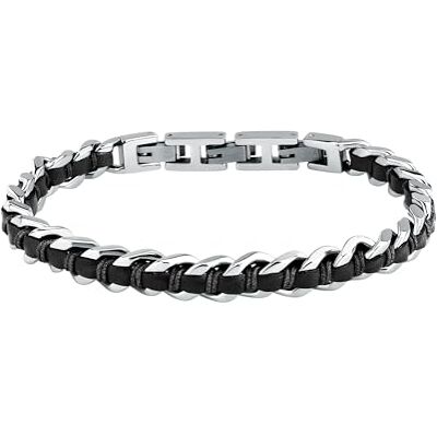 Sector Bracciale Uomo in Acciaio, Pelle naturale, Smalto, Collezione BANDY, Idee Regalo Sector Bracciale Uomo in Acciaio, Pelle naturale, Smalto, Collezione BANDY, Idee Regalo