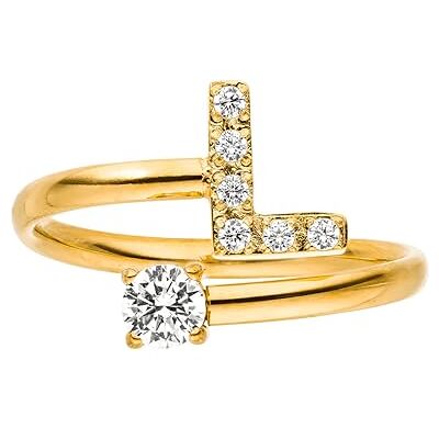 Purelei ® Anello con lettere – Anello da donna in acciaio inox durevole – Anelli impermeabili – Anelli regolabili dalla taglia 50 alla 60 – Gioielli alla moda per il tuo look personalizzato Purelei ® Anello con lettere – Anello da donna in acciaio inox durevole – Anelli impermeabili – Anelli regolabili dalla taglia 50 alla 60 – Gioielli alla moda per il tuo look personalizzato