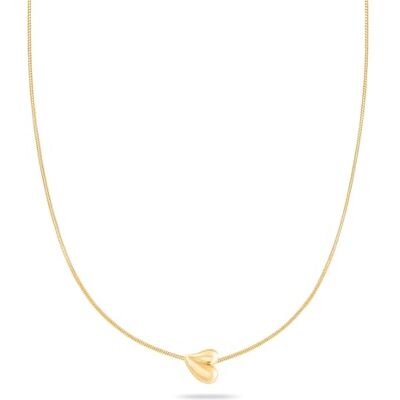 Tamaris Necklace – Collana con cuore organico in acciaio inox – IP Gold – Catena a serpente regolabile fino a 45 cm – Impermeabile e delicato sulla pelle Tamaris Necklace – Collana con cuore organico in acciaio inox – IP Gold – Catena a serpente regolabile fino a 45 cm – Impermeabile e delicato sulla pelle